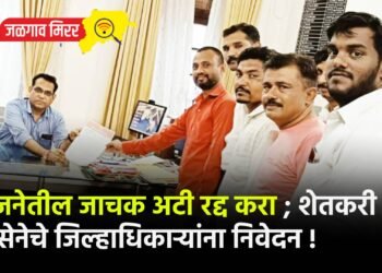 योजनेतील जाचक अटी रद्द करा ; शेतकरी सेनेचे जिल्हाधिकाऱ्यांना निवेदन !