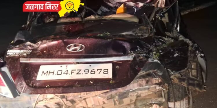 चारचाकीचा झाला चक्काचुर : दोन ठार तर एक गंभीर !