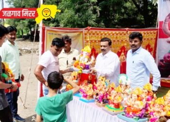 रामानंद नगर परिसरात बाप्पांचे संकलन केंद्र यशस्वी !