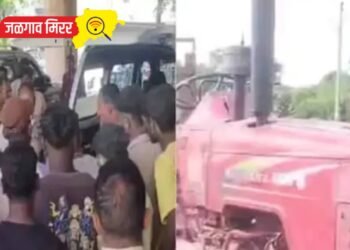 खान्देशात विसर्जन मिरवणूकीत ट्रॅक्टरच्या चाकाखाली आल्याने तीन बालक ठार तर सहा जखमी !