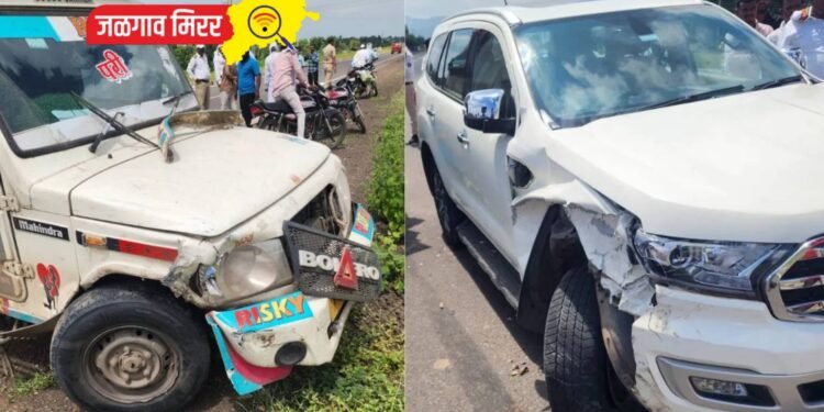 चाळीसगावनजीक भाजप नेते दानवेंच्या कन्या संजना यांच्या गाडीचा भीषण अपघात