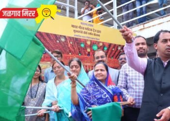 मुख्यमंत्री तीर्थ दर्शन योजनेंतर्गत पहिली ट्रेन जळगावातून अयोध्येला रवाना !