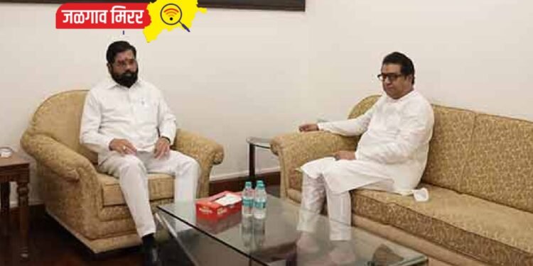 ठाकरेंनी घेतली मुख्यमंत्री शिंदेंची भेट ; राजकीय चर्चेला उधान !
