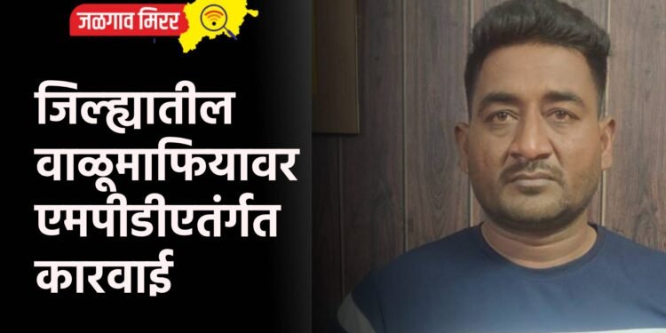 जिल्ह्यातील वाळूमाफियावर एमपीडीएतंर्गत कारवाई