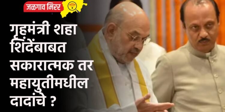गृहमंत्री शहा शिंदेंबाबत सकारात्मक तर महायुतीमधील दादांचे ?