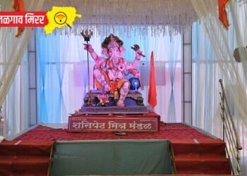 शनिपेठ मित्र मंडळाने साकारला सावरिया सेठ भगवानचा देखावा