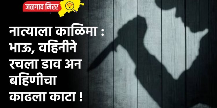 नात्याला काळिमा : भाऊ, वहिनीने रचला डाव अन बहिणीचा काढला काटा !