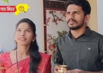 गणपती बघून घरी येत असतांना भरधाव डंपरची धडक : पती-पत्नी जागीच ठार