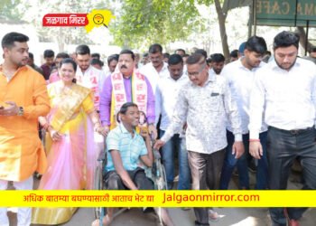 महाशक्तीच्या साक्षीने रक्तदान करून अनिल चौधरींनी दाखल केला उमेदवारी अर्ज!