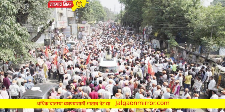 जळगावकरांच्या उपस्थितीत  जयश्री महाजनांचा उमेदवारी अर्ज दाखल !