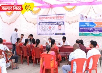 विचार वारसा फाउंडेशनतर्फे आरोग्य तपासणी शिबीर