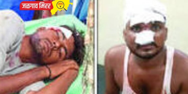 तक्रार मागे घेण्याचे कारण अन टोळक्यानी केला तिघांवर हल्ला