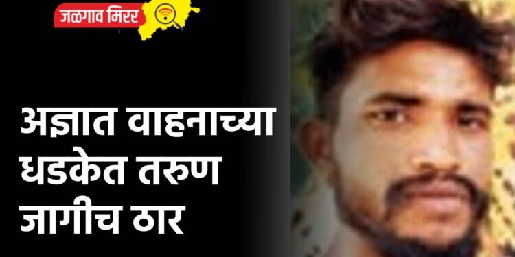 अज्ञात वाहनाच्या धडकेत तरुण जागीच ठार