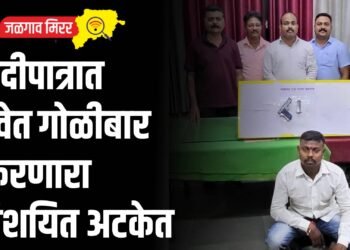 नदीपात्रात हवेत गोळीबार करणारा संशयित अटकेत