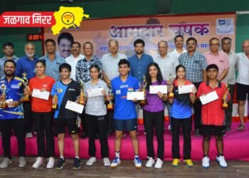 आमदार राजूमामा भोळे चषक अंतर्गत ४ थी राज्य अजिंक्यपद टेबल टेनिस स्पर्धा उत्साहात