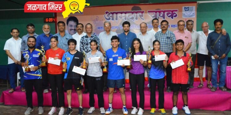 आमदार राजूमामा भोळे चषक अंतर्गत ४ थी राज्य अजिंक्यपद टेबल टेनिस स्पर्धा उत्साहात