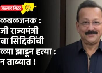 खळबळजनक : माजी राज्यमंत्री बाबा सिद्दिकींची गोळ्या झाडून हत्या : दोन ताब्यात !