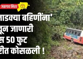 ‘लाडक्या बहिणींना’ घेवून जाणारी बस ५० फुट दरीत कोसळली !