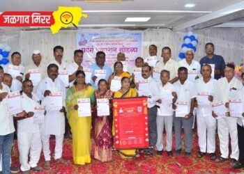 जळगावात तेली समाज वधुवर परिचय मेळावा फॉर्मचे प्रकाशन सोहळा उत्साहात