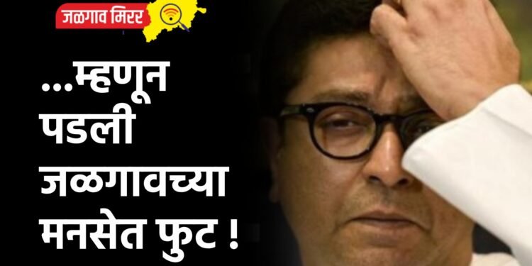 …म्हणून पडली जळगावच्या मनसेत फुट !