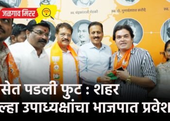 मनसेत पडली फुट : शहर जिल्हा उपाध्यक्षांचा भाजपात प्रवेश !