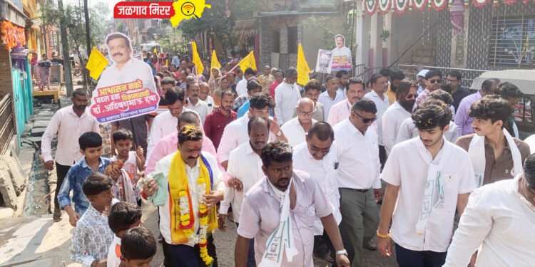 फुलांची उधळण, लाडक्या बहिणींनी स्वागत केले डॉ.अश्विन सोनवणेंना ओवाळले !