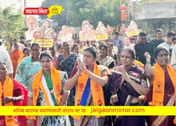 जयश्री महाजन यांना मिळतोय जनतेचा जबरदस्त पाठिंबा