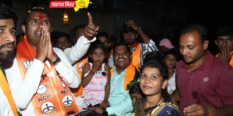 आ.मंगेशदादा चव्हाण यांचा प्रचाराचा झंझावात; प्रत्येक घरी उस्फुर्त स्वागत