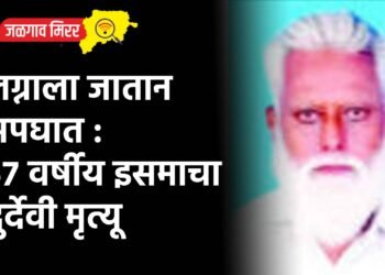 लग्नाला जातान अपघात : ५७ वर्षीय इसमाचा दुर्देवी मृत्यू