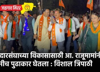 मतदारसंघाच्या विकासासाठी आ. राजूमामांनी नेहमीच पुढाकार घेतला : विशाल त्रिपाठी