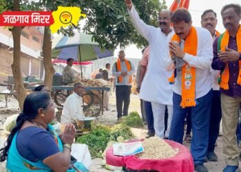 व्यापारी, भाजी विक्रेत्यांनी केला निर्धार, पुन्हा एकदा राजूमामाच आमदार..!