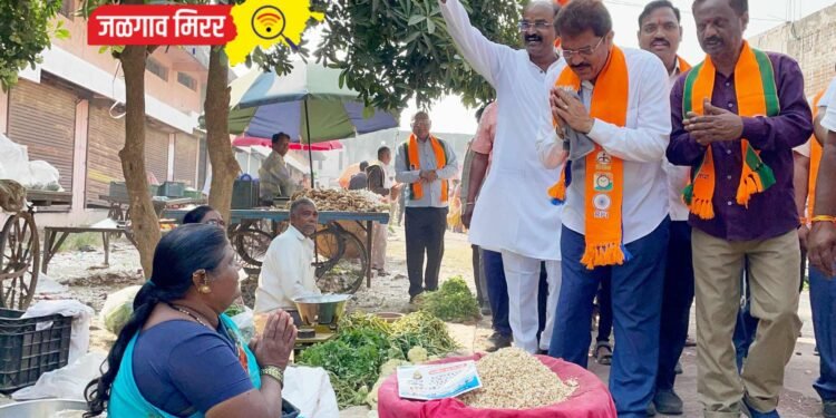 व्यापारी, भाजी विक्रेत्यांनी केला निर्धार, पुन्हा एकदा राजूमामाच आमदार..!