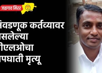 निवडणूक कर्तव्यावर असलेल्या बीएलओचा अपघाती मृत्यू