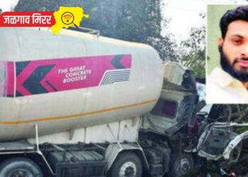 महामार्गावर भीषण अपघात : टँकरवरील नियंत्रण सुटले अन चालकासह पादचारी ठार