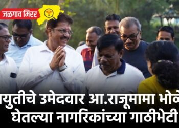 महायुतीचे उमेदवार आ.राजूमामा भोळेंनी घेतल्या नागरिकांच्या गाठीभेटी !