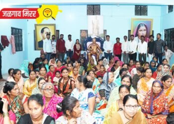 महिलांनी केले भाऊबीजनिमित्त आ.राजूमामा भोळे यांचे औक्षण