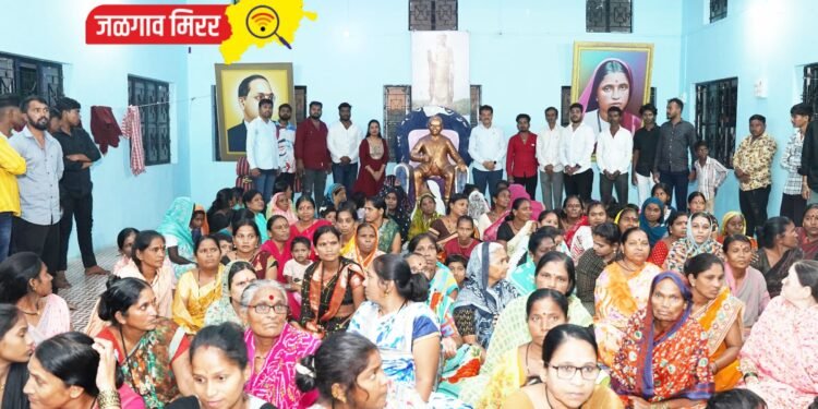 महिलांनी केले भाऊबीजनिमित्त आ.राजूमामा भोळे यांचे औक्षण