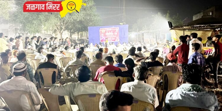 जयश्रीताईंची कॉर्नर सभा गाजली : हुडकोत एकवटली नारी शक्ती !