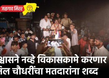 आश्वासने नव्हे विकासकामे करणार : अनिल चौधरींचा मतदारांना शब्द