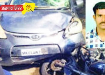 भरधाव चारचाकीने दुचाकीस्वार तरुण ठार