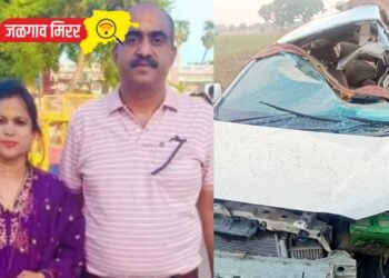 जिल्ह्यात चारचाकीचा भीषण अपघात :  पती-पत्नी ठार !