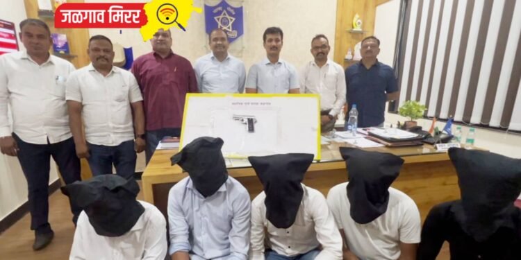 जळगावातील उमेदवाराने दिली होती गोळीबाराची सुपारी : मुलासह शालक एलसीबीकडून अटकेत