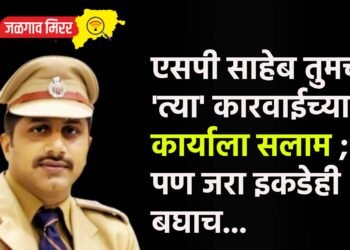 एसपी साहेब तुमच्या ‘त्या’ कारवाईच्या कार्याला सलाम ; पण जरा इकडेही बघाच…