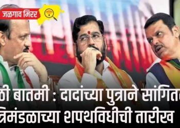 मोठी बातमी : दादांच्या पुत्राने सांगितली मंत्रिमंडळाच्या शपथविधीची तारीख