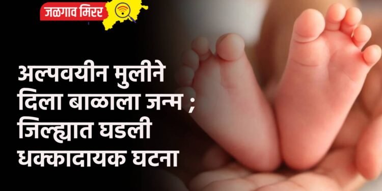 अल्पवयीन मुलीने दिला बाळाला जन्म ; जिल्ह्यात घडली धक्कादायक घटना
