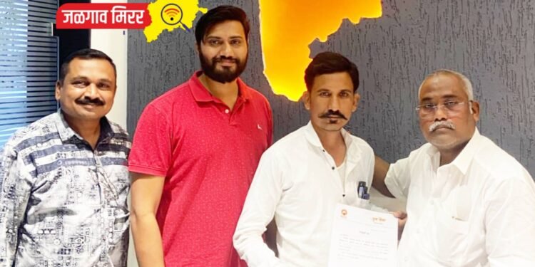 युवासेनेच्या जळगाव शहर समन्वयपदी मिलींद शेटे