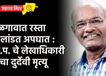 जळगावात रस्ता ओलांडत अपघात : जि.प. चे लेखाधिकारी यांचा दुर्देवी मृत्यू