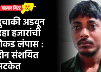 दुचाकी अडवून दहा हजारांची रोकड लंपास : दोन संशयित अटकेत