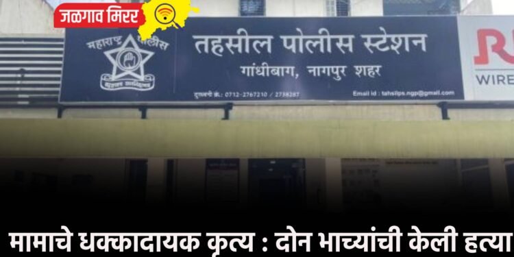 मामाचे धक्कादायक कृत्य : दोन भाच्यांची केली हत्या