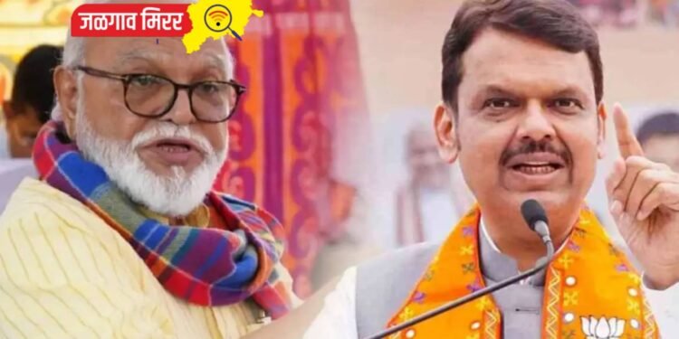 मुख्यमंत्री फडणवीस व भुजबळ यांचा एकाच गाडीतून प्रवास : दोघांनी केले कौतुक !